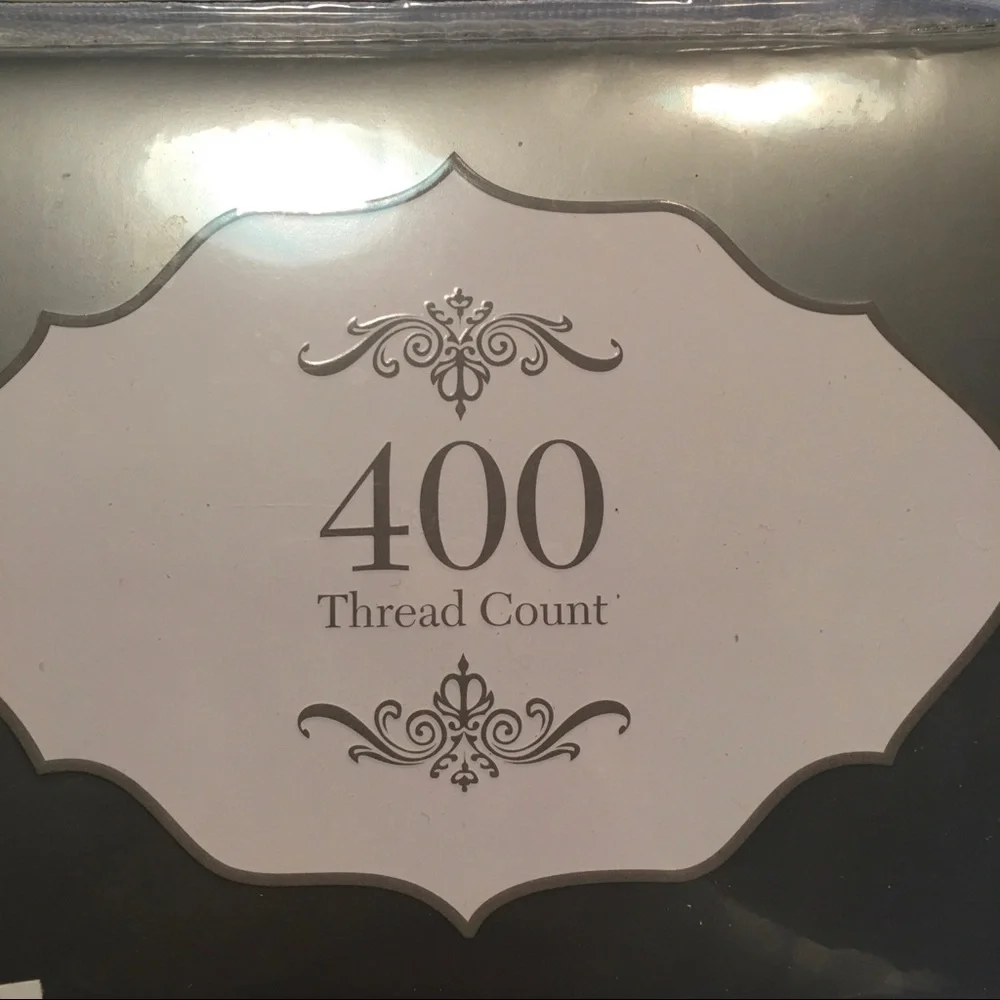 NWT 400 thread count king Cambridge off white sheets - Picture 4 of 5